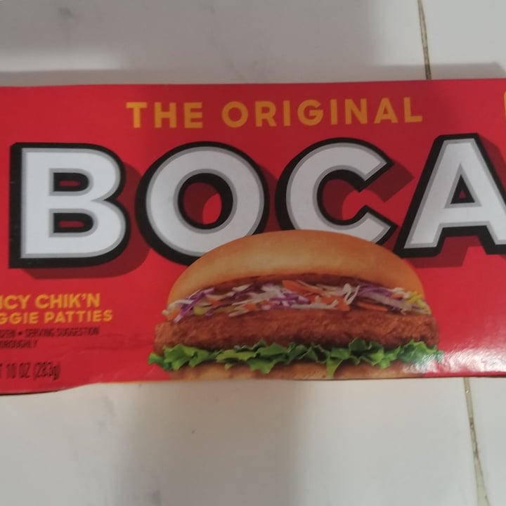 review photo of BOCA Spicy Chik’n Veggie Patties shared by @rechelalechevegan on 15 Jan 2021 - review