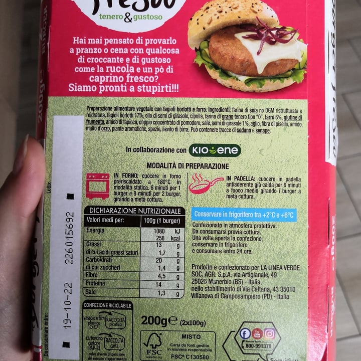 review photo of Dimmidisi Burger con fagioli, farro e semi di girasole shared by @criscros on 28 Sep 2022 - review