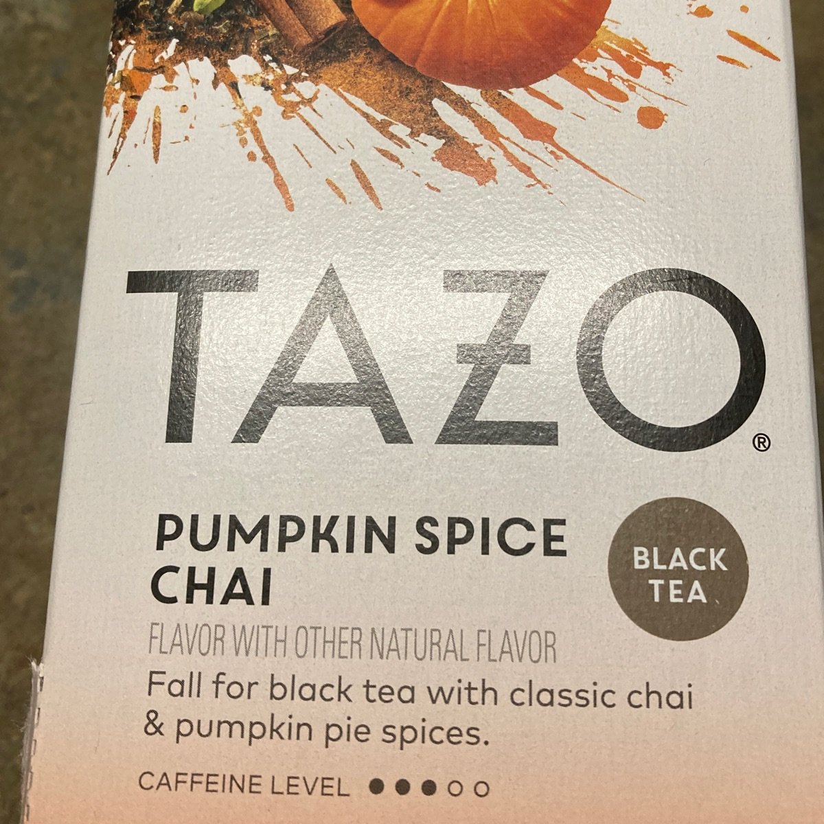 Tazo Pumpkin spice chai Reviews abillion