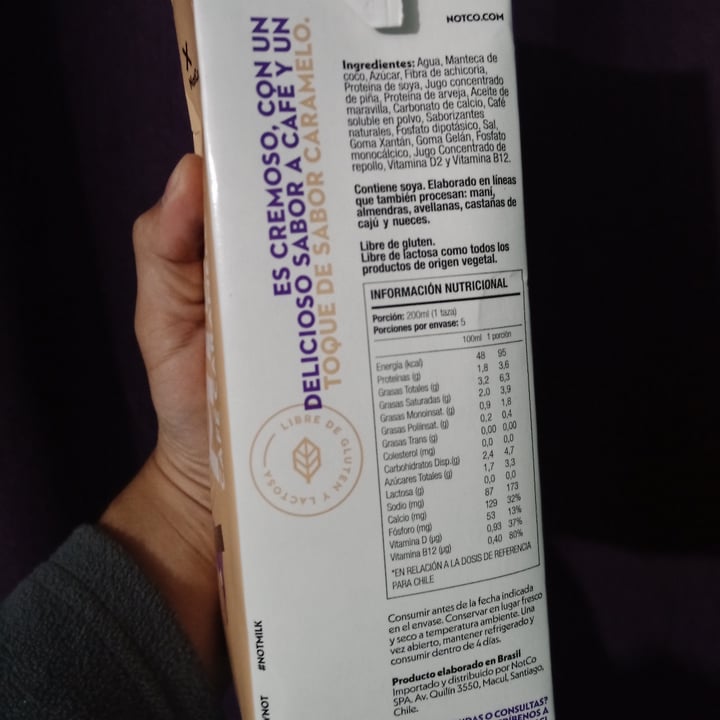 review photo of NotCo Not Milk Café Caramelo shared by @alexriv on 20 Apr 2022 - review