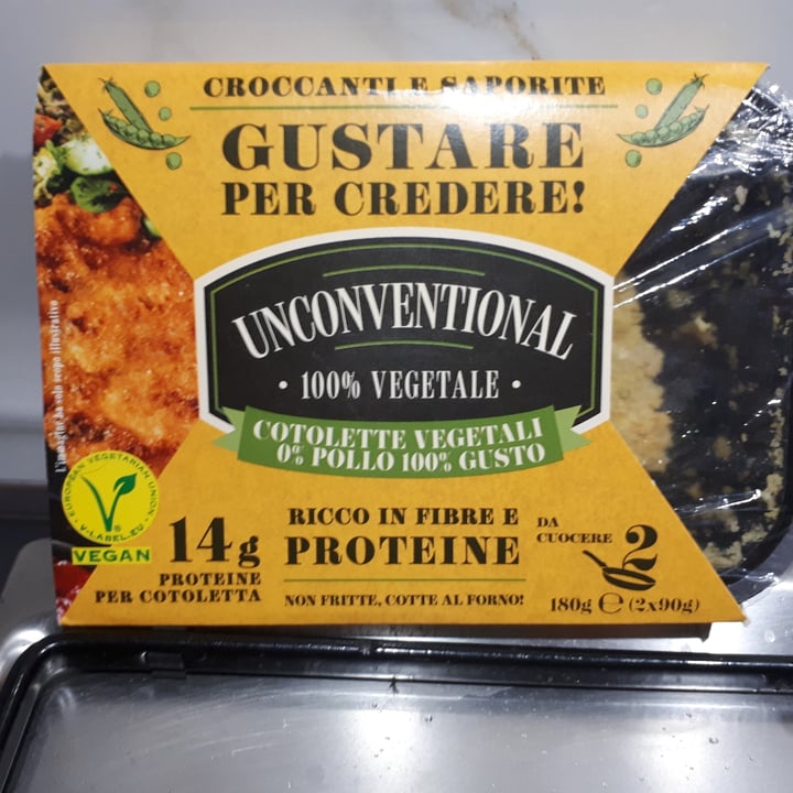 photo of Unconventional Cotolette Vegetali 0% Pollo 100% Gusto shared by @cinciuttina on  30 Dec 2022 - review