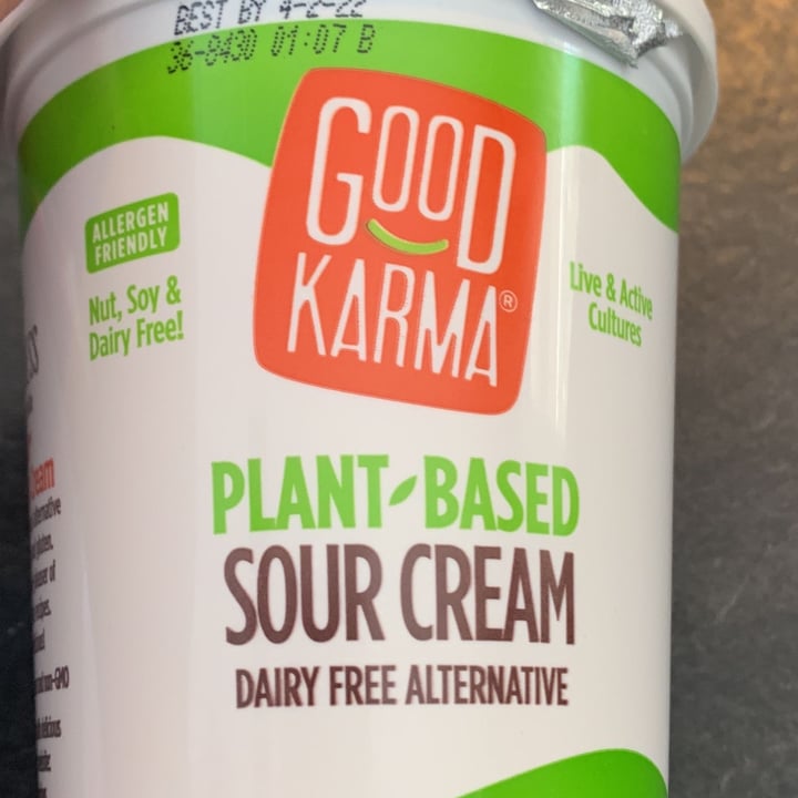photo of Good karma plant based sour cream dairy free alternative Good karma shared by @newbow on  27 Feb 2022 - review