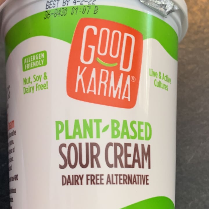 review photo of Good karma plant based sour cream dairy free alternative Good karma shared by @newbow on 27 Feb 2022 - review