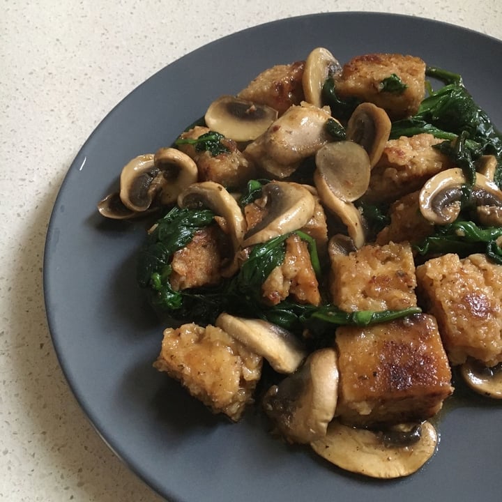 review photo of Unreal Co. Chick’n Schnitzel shared by @emberxx on 15 Dec 2019 - review