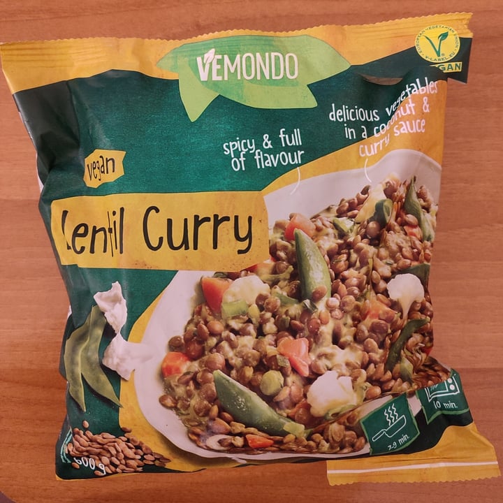 photo of Vemondo Vegan lentil curry shared by @animel on  16 Jun 2022 - review