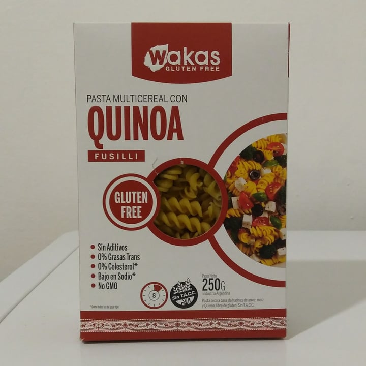 photo of Wakas Pasta Multicereal con Quinoa shared by @valentinapalavecino on  26 Jul 2021 - review