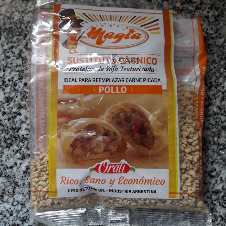 photo of Orali Magia Sustituto Carnico Sabor Pollo shared by @lulonuciforo1 on  18 Aug 2020 - review