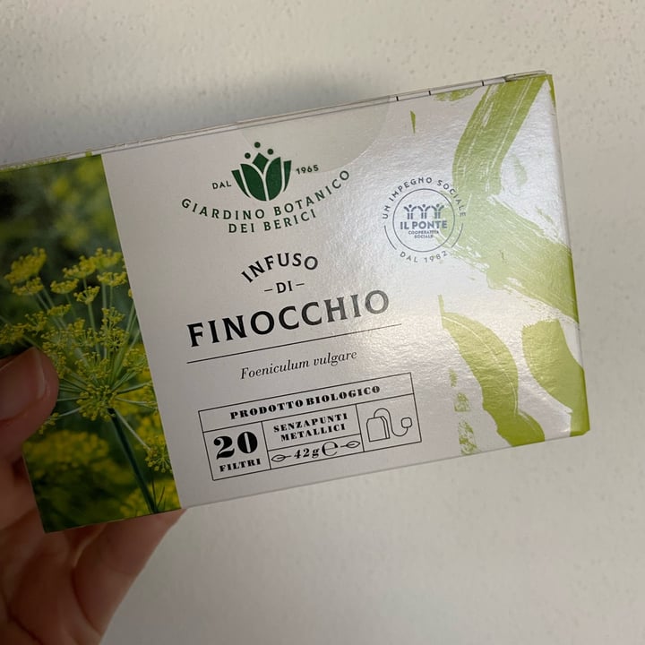 photo of Giardino botanico Dei Berici Infuso di Finocchio shared by @lariss1981 on  06 Oct 2022 - review