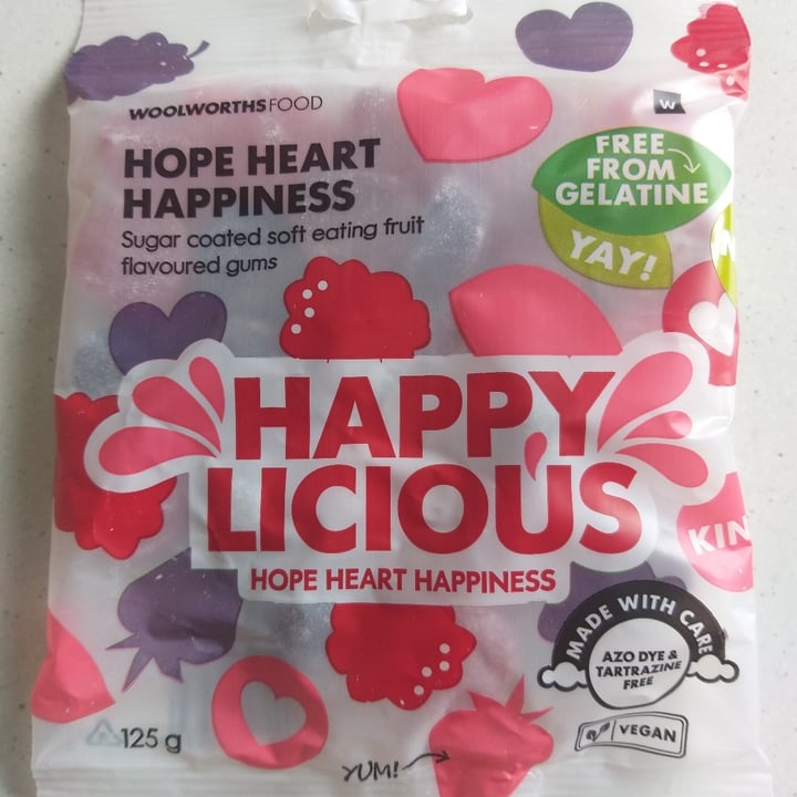 photo of Woolworths Food Happylicious Hope Heart Happiness shared by @missrachelle on  02 Dec 2020 - review