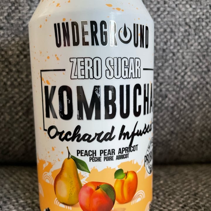 review photo of Underground Peach Pear Apricot Kombucha shared by @punky on 02 Jul 2022 - review