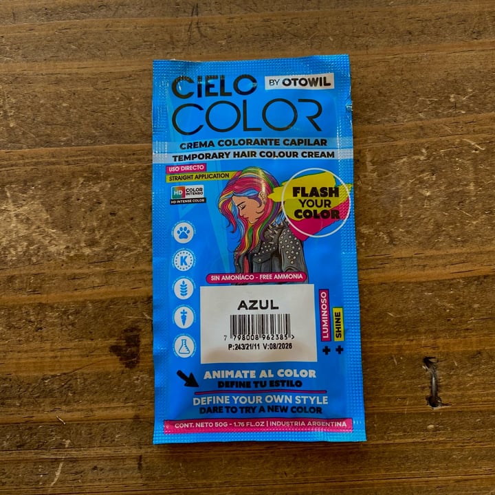 review photo of Otowil Tintura Fantasía Azul shared by @alexisedsoto on 02 Dec 2021 - review