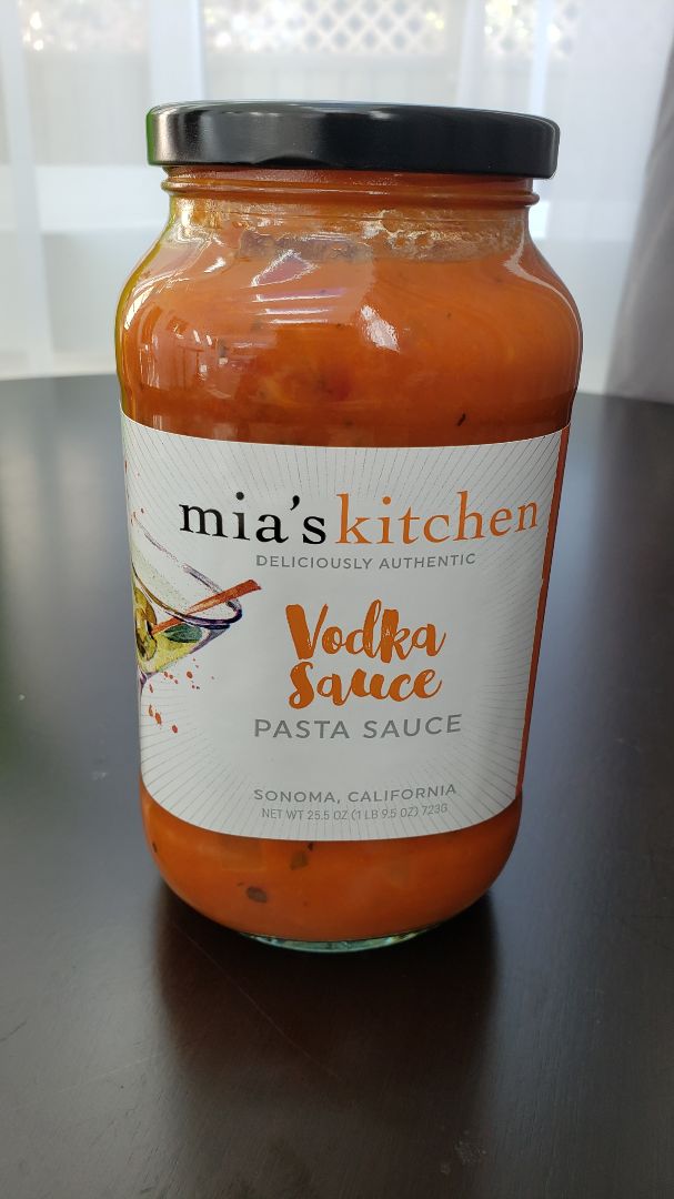 photo of Mia's kitchen Vodka Sauce Pasta Sauce Vodka Pasta Sauce shared by @govegtoday on  09 Feb 2020 - review