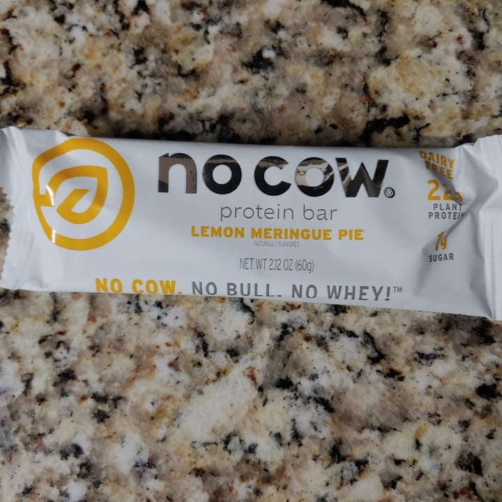 photo of No Cow Lemon Meringue Pie Protein Bar shared by @thundergleep on  08 Oct 2022 - review
