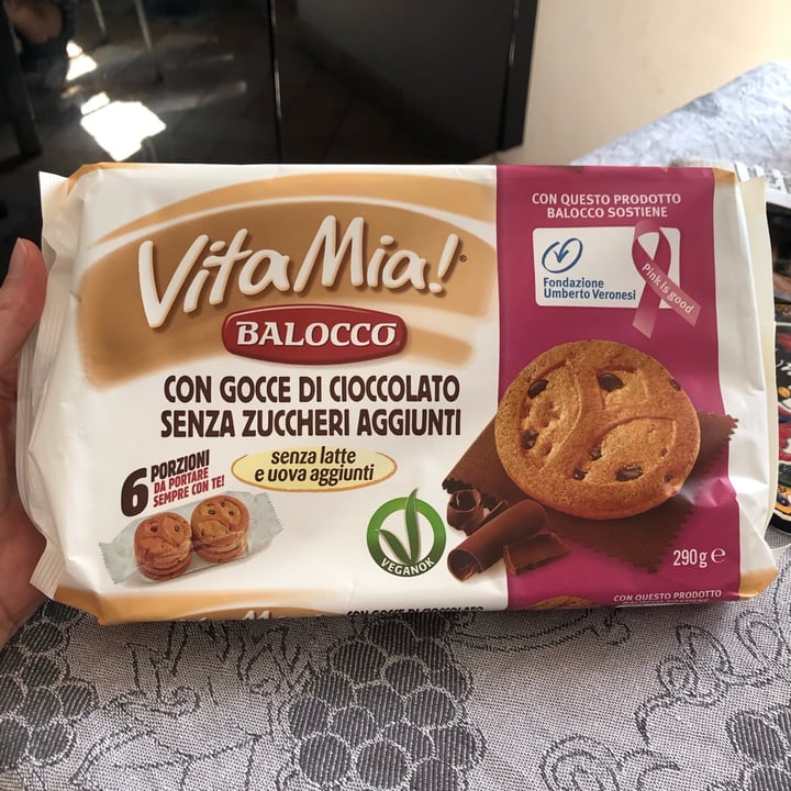 review photo of Balocco vita mia con gocce di cioccolato senza zuccheri aggiunti shared by @usby on 31 Jul 2022 - review