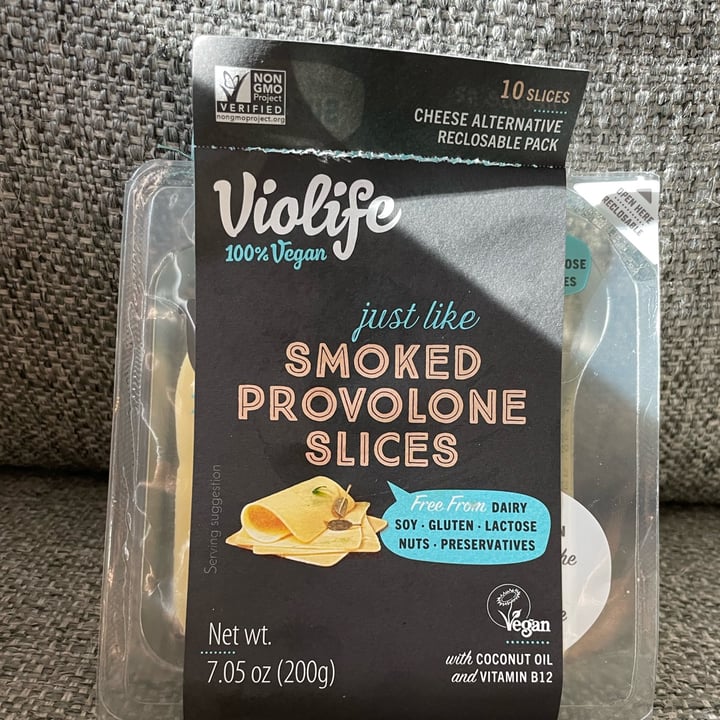 photo of Violife Smoked Provolone Slices shared by @stephmh17 on  24 Oct 2021 - review