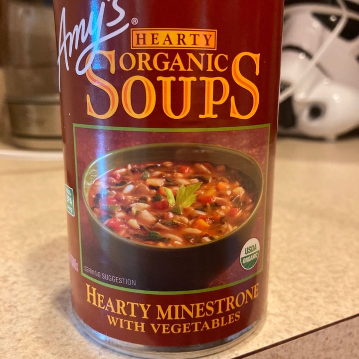 review photo of Amy’s Hearty Organic Minestrone with Vegetables shared by @jkoman on 26 May 2020 - review