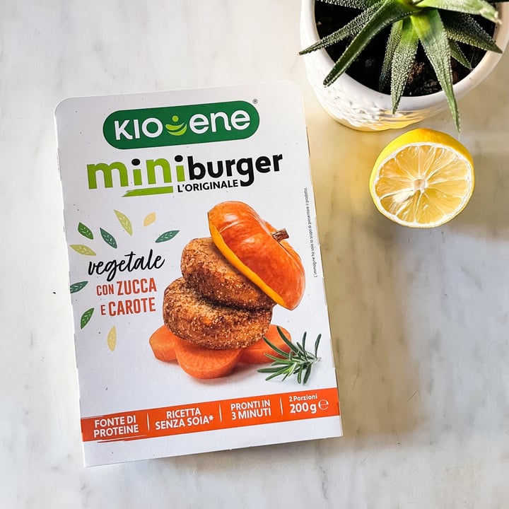 photo of Kioene Mini Burger Zucca E Carote shared by @misosoup on  14 Dec 2021 - review