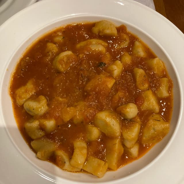 菜肴“nhoque de batata doce”的照片