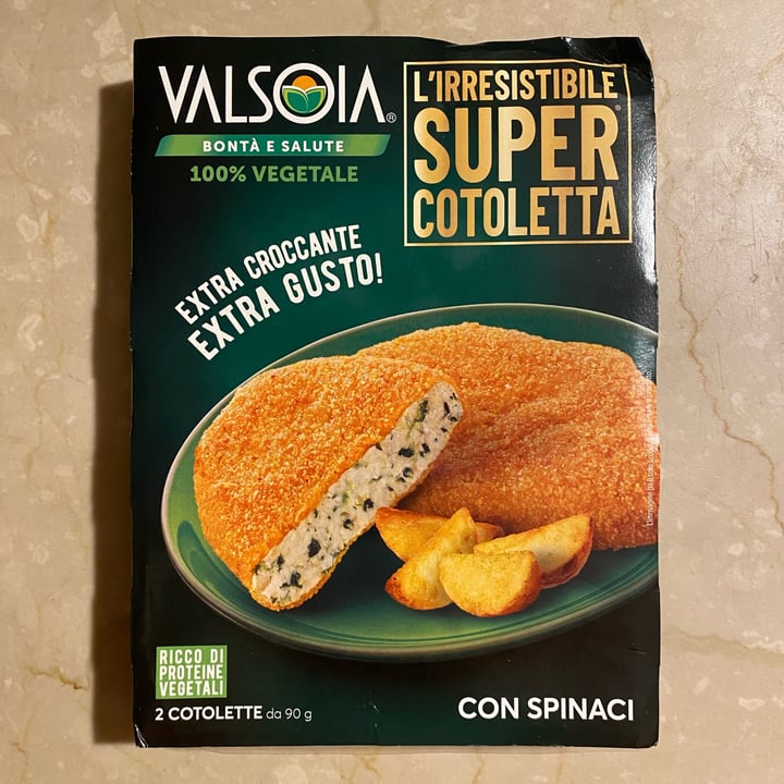 photo of Valsoia Cotolette con spinaci shared by @pippoarde97 on  14 Dec 2022 - review
