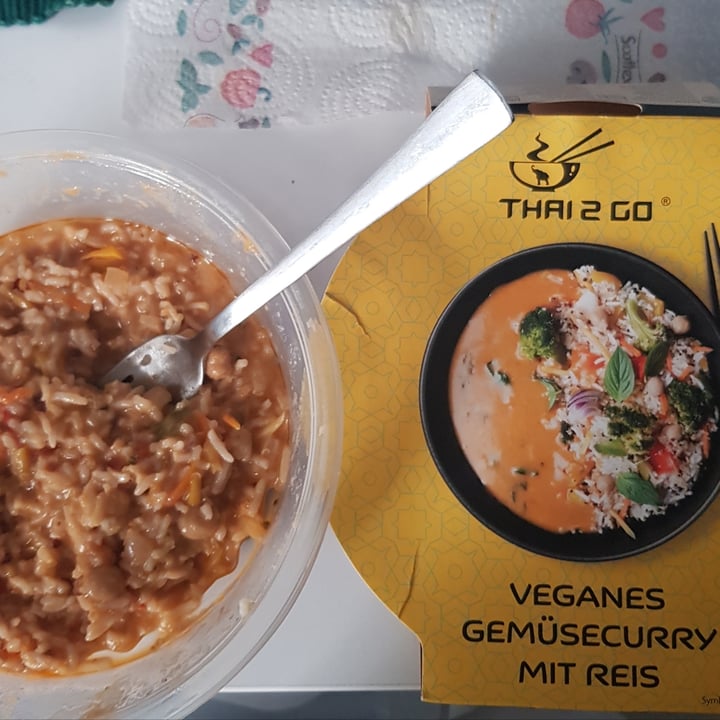 review photo of thai 2 go Curry di verdure vegano con riso shared by @bianca58 on 10 Oct 2022 - review