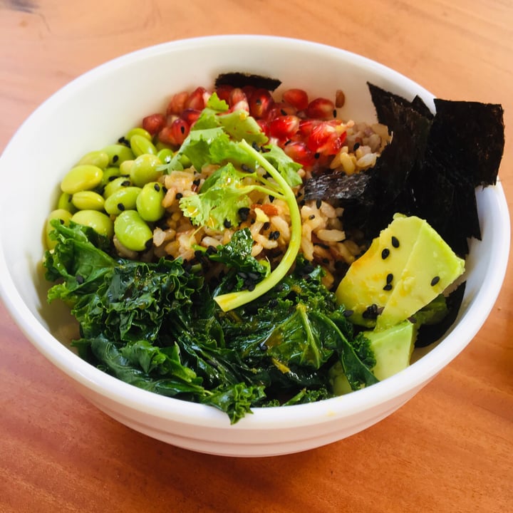 photo of The Living Cafe brown rice veggie bowl shared by @herbimetal on  05 Nov 2019 - review