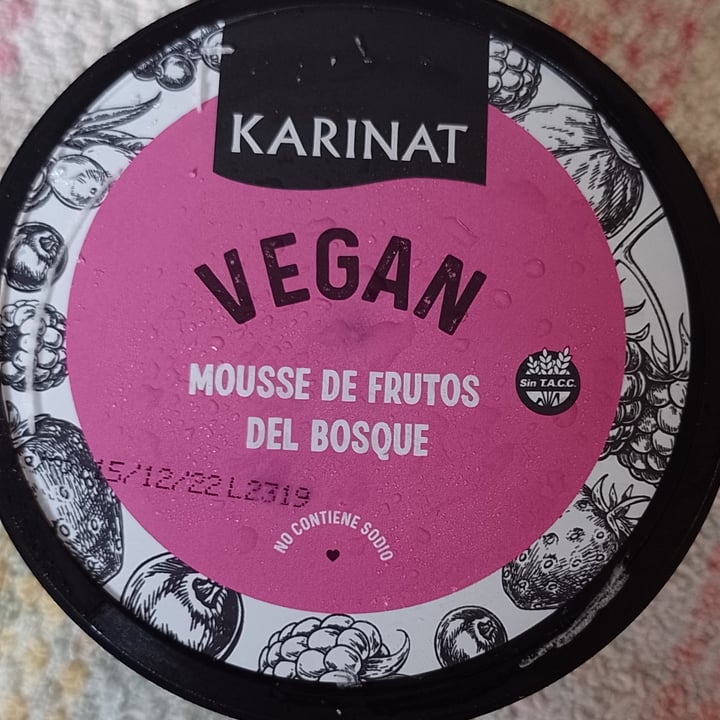 photo of Karinat Mousse Frutos del Bosque shared by @floravila on  06 Dec 2021 - review