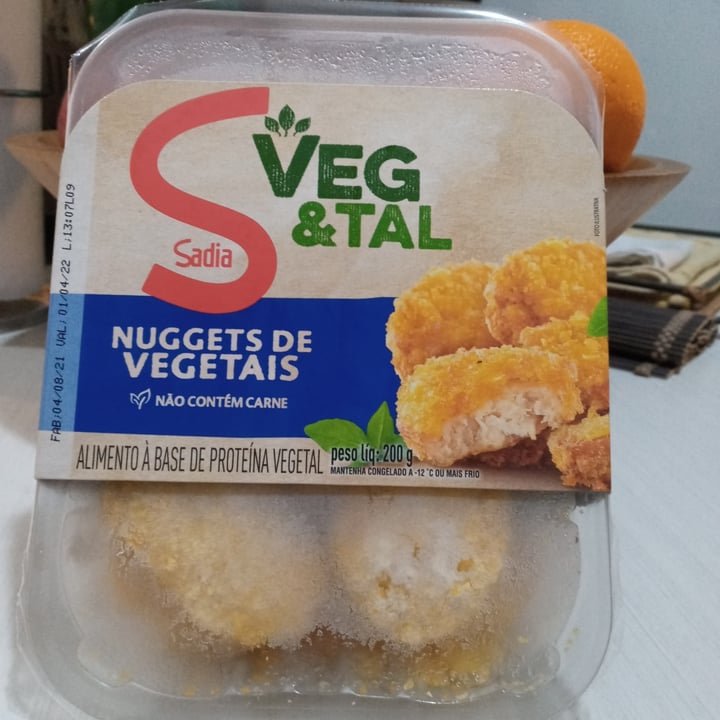 photo of Sadia Nuggets de Vegetais shared by @luluca on  14 Nov 2021 - review