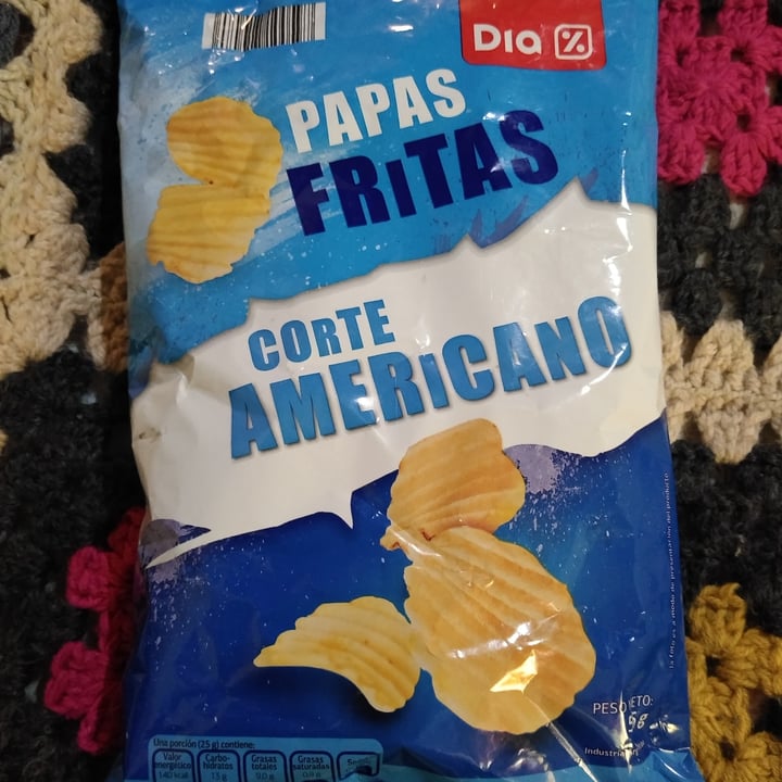 photo of Dia% Papas Fritas Corte Americano shared by @milivegan on  02 Dec 2020 - review