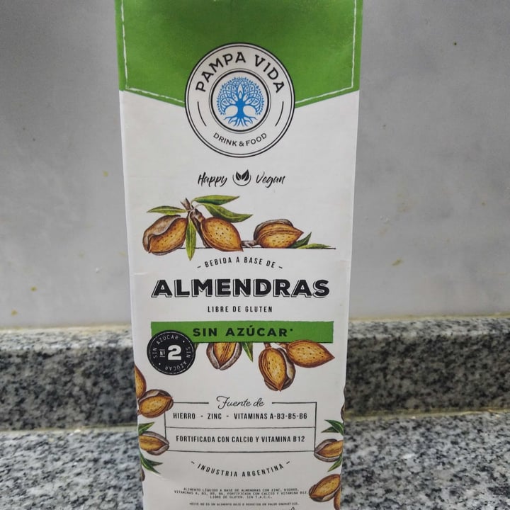photo of Pampa Vida Leche de Almendras Sin Azúcar shared by @elnegro95 on  21 Sep 2021 - review