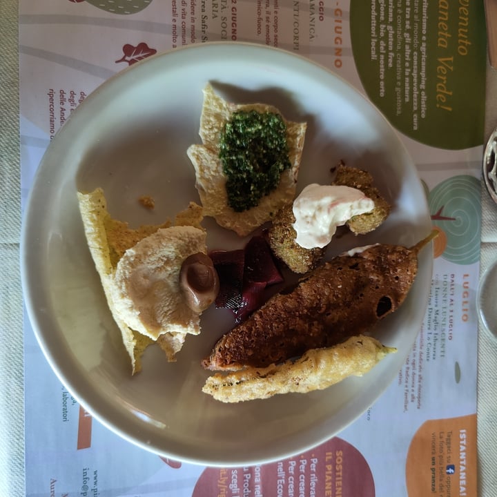 photo of Agriturismo Pianeta Verde Antipasti misti Vegan shared by @rifugiohope on  02 Jun 2022 - review