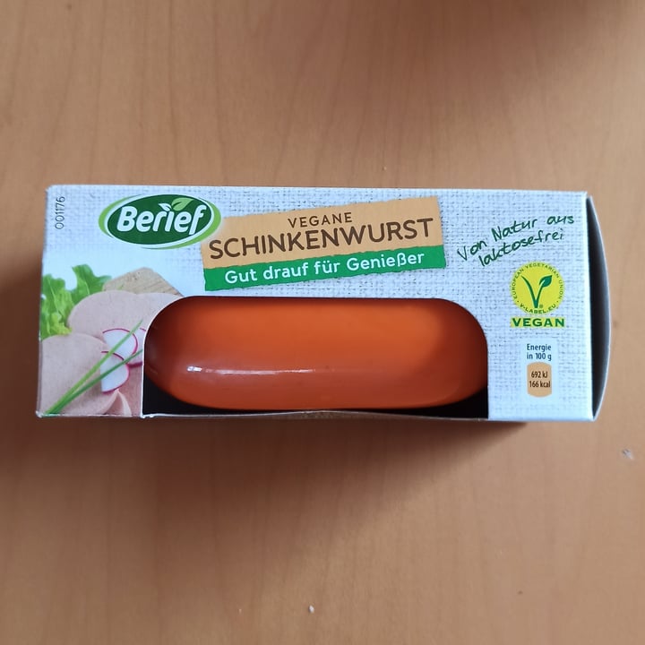 photo of Berief Vegane Schinkenwurst (meat sausage) shared by @sandra1993 on  04 Aug 2021 - review