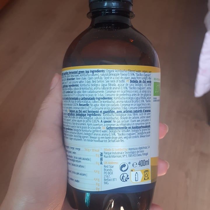 review photo of The Gutsy Captain Captain Kombucha - Pineapple Peach Splash shared by @sophcarvalho on 22 May 2022 - review