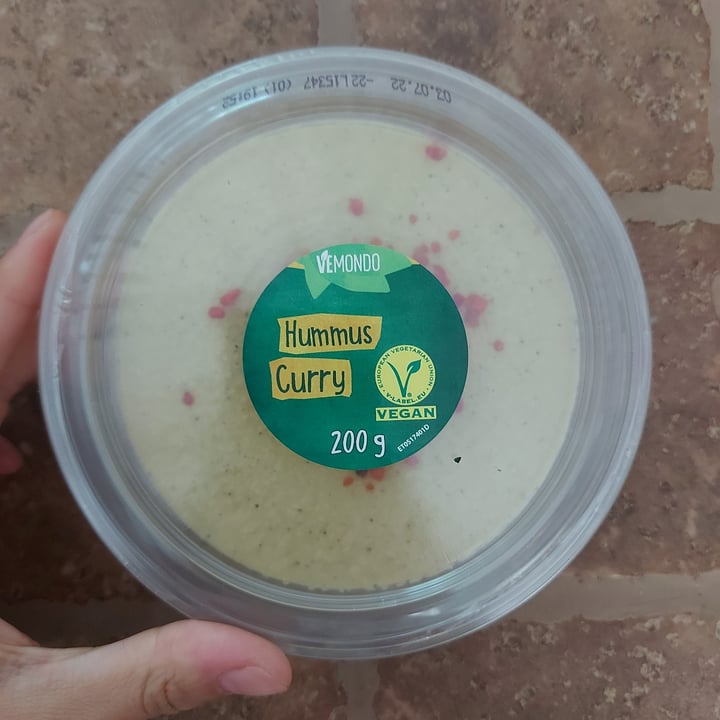 review photo of Vemondo Hummus Curry shared by @virginiarossopantusa on 20 Jun 2022 - review