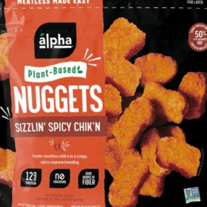 review photo of Alpha Foods Plant-Based Nuggets - Sizzlin' Spicy Chik'n shared by @laurenallala on 05 May 2022 - review