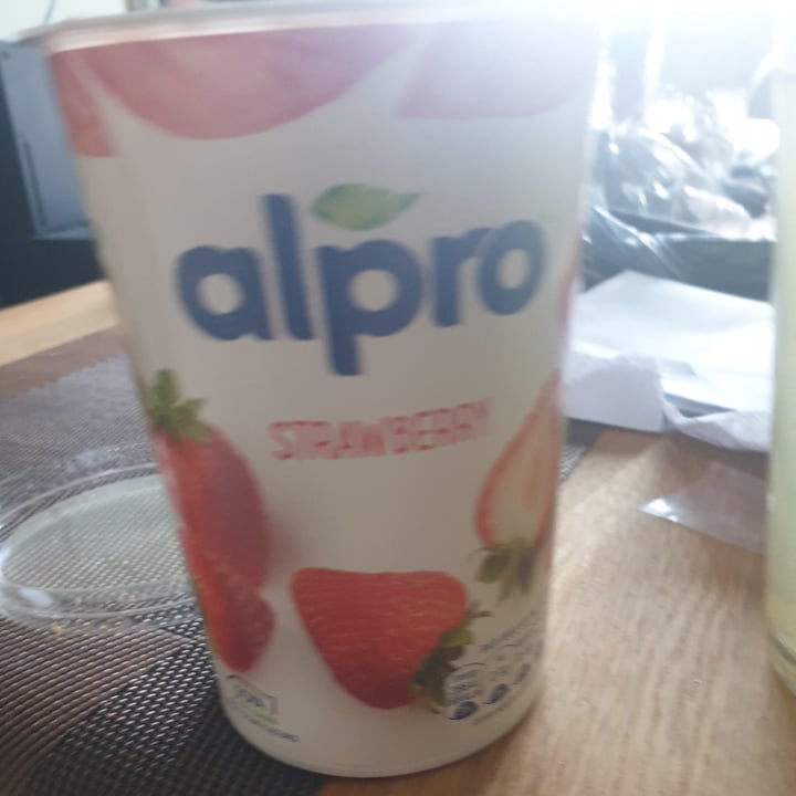 photo of Alpro Strawberry Yogurt shared by @mipsy on  12 Dec 2021 - review