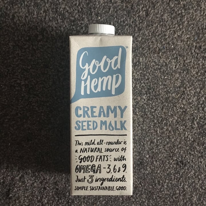review photo of Good Hemp Creamy Seed Milk shared by @beccabee on 24 Sep 2019 - review