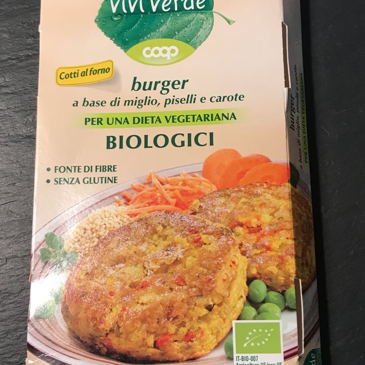 review photo of Vivi Verde Coop Burger di Miglio Piselli e Carote shared by @enotiz on 10 Nov 2021 - review