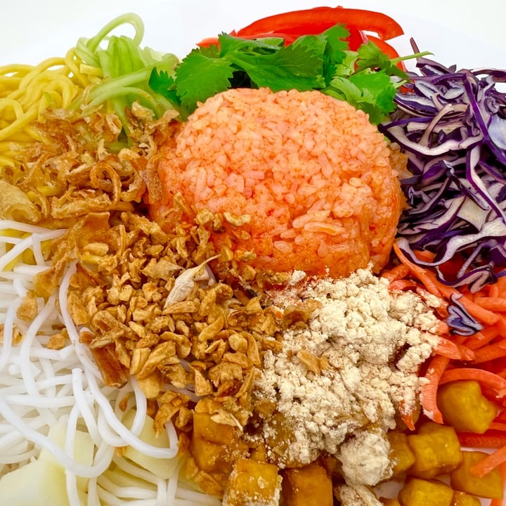 photo of Top Burmese Hand Mix Rainbow Salad shared by @pdxveg on  27 Nov 2022 - review