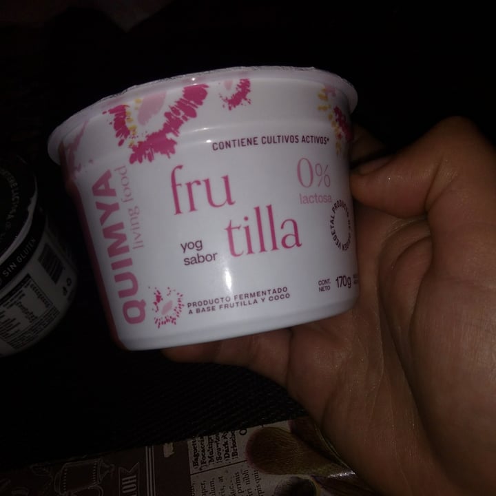 review photo of Quimya Yogur sabor Frutilla shared by @julipoo on 31 Jul 2021 - review