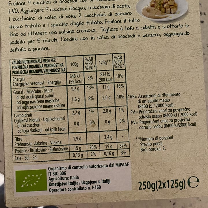 photo of Amo Essere Veg Tofu Al Naturale shared by @laum0 on  16 Jun 2022 - review