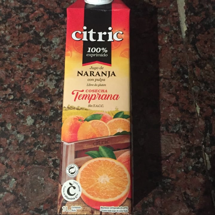 photo of Citric jugo de naranja cosecha temprana shared by @caronoel on  01 Dec 2021 - review