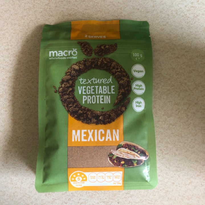 photo of Macro Wholefoods Market Textured Vegetable Protein- Mexican shared by @taliah on  24 Sep 2020 - review