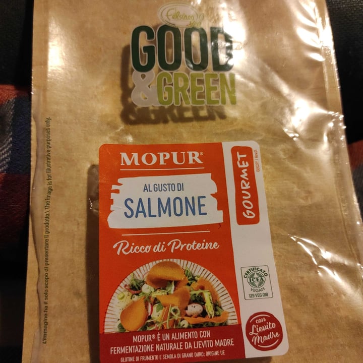 photo of Good & Green affettato al gusto salmone shared by @myriamjaelriboldi on  12 Nov 2022 - review