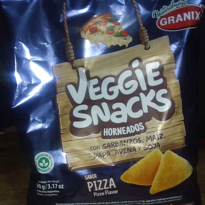 photo of Granix Veggie Snacks sabor Pizza shared by @brillanoctiluca on  18 Jan 2022 - review