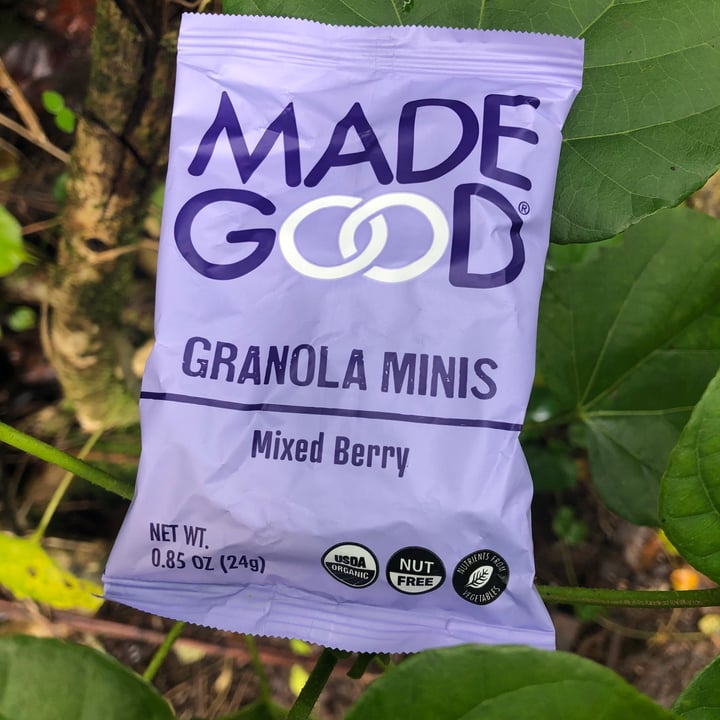 photo of Made Good Mixed Berry Granola Minis shared by @bandita on  30 Oct 2021 - review