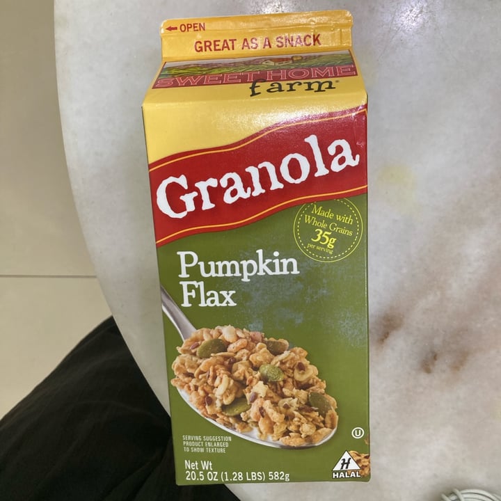 photo of Sweet Home Farm Granola Pumpkin Flax shared by @fulfilling on  20 Apr 2022 - review