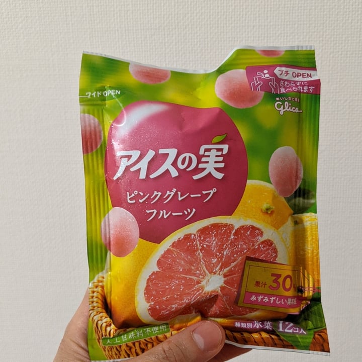 photo of アイスの実 Pink Grapefruit Ice Balls shared by @ayyh on  19 Jun 2021 - review