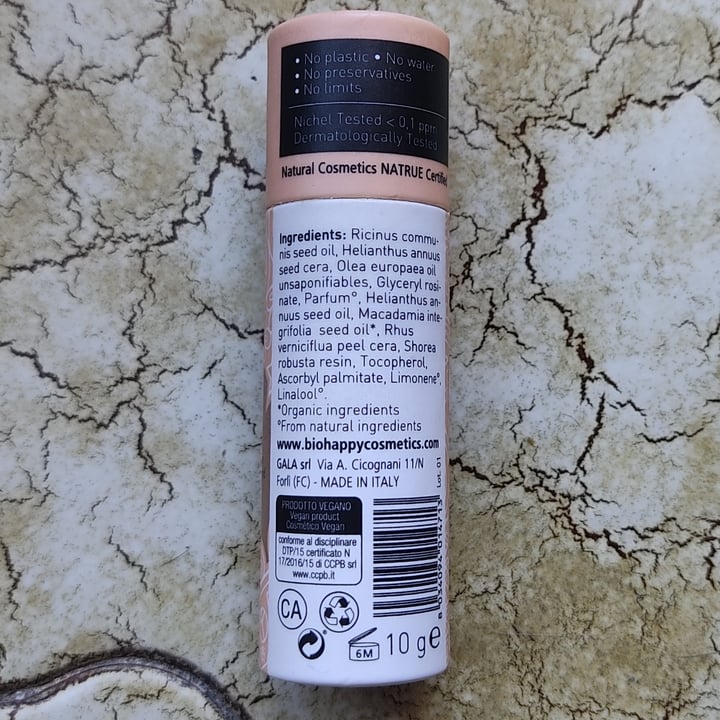 review photo of Bio Happy Balsamo Labbra Protettivo Nude shared by @jokatara on 08 Aug 2022 - review