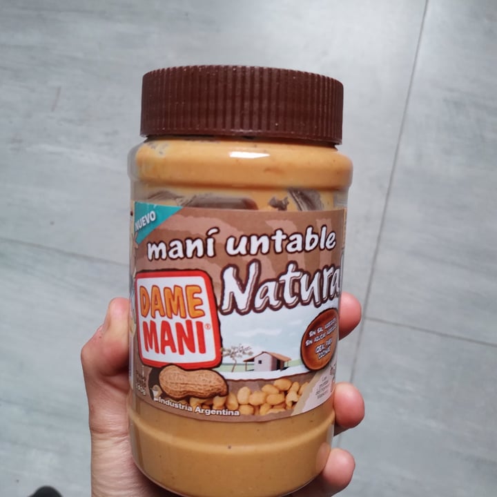 photo of Dame Mani Mantequilla De Maní Natural shared by @evesujo on  09 Sep 2022 - review