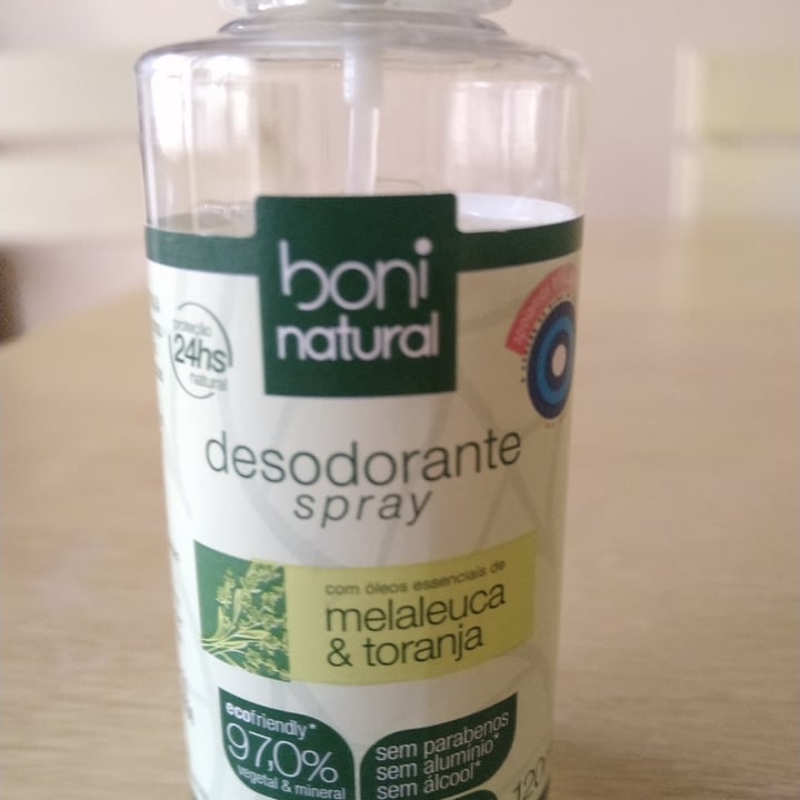 photo of Boni natural Desodorante Melaleuca & Toranja shared by @anahorta on  11 May 2022 - review